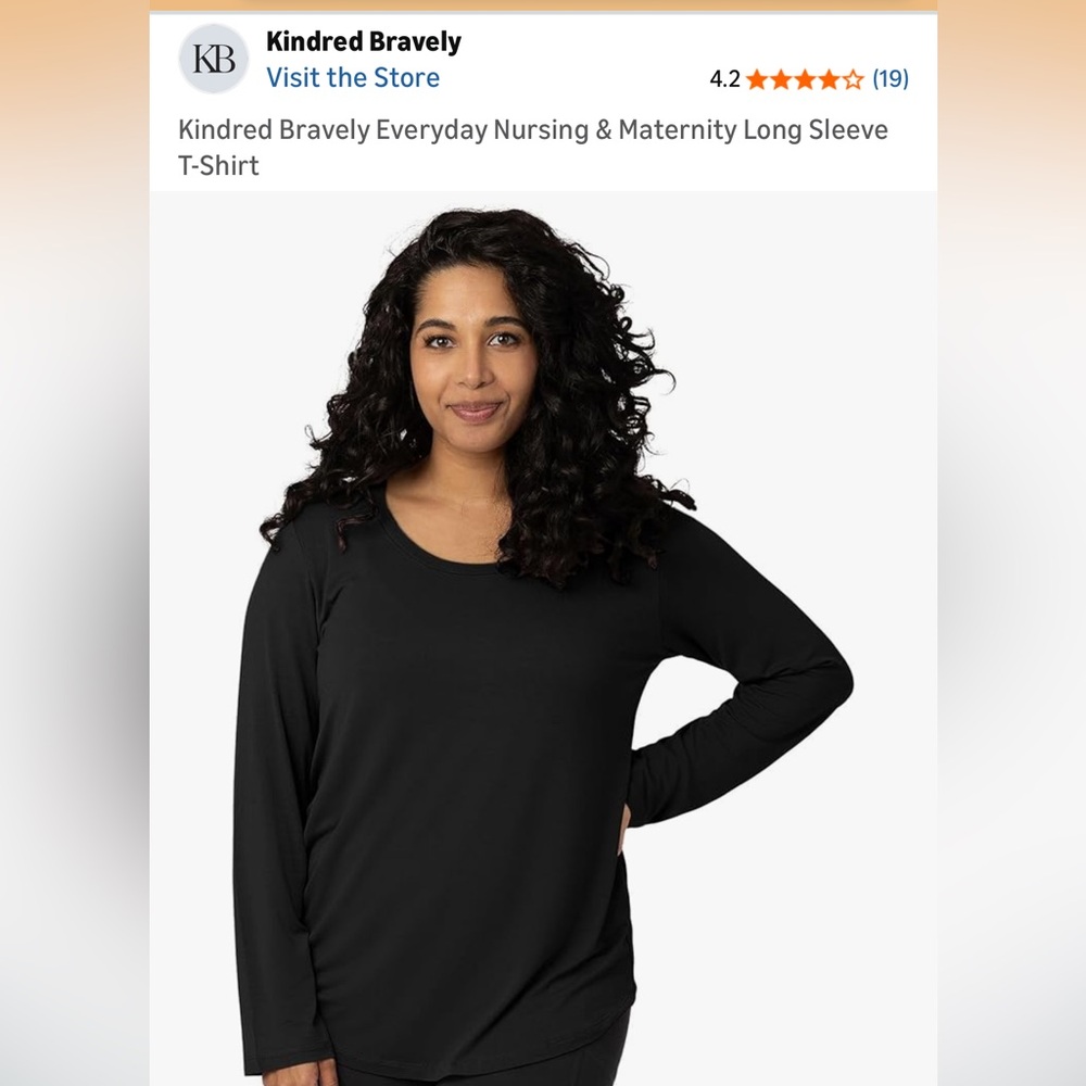 Kindred Bravely Classic Black Long Sleeve Top